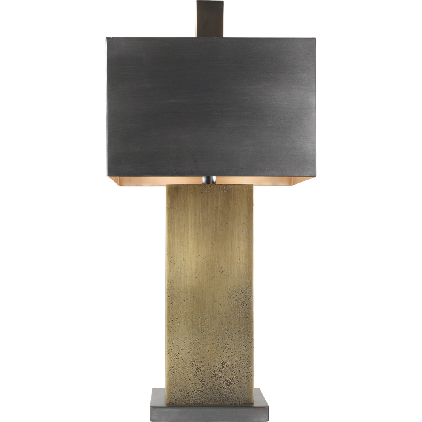 001 SR-702213 | Primary Silo | Tortoise Lamp by Global Views in antique zinc, ombre brass. Made from steel, stainless steel in a modern style.