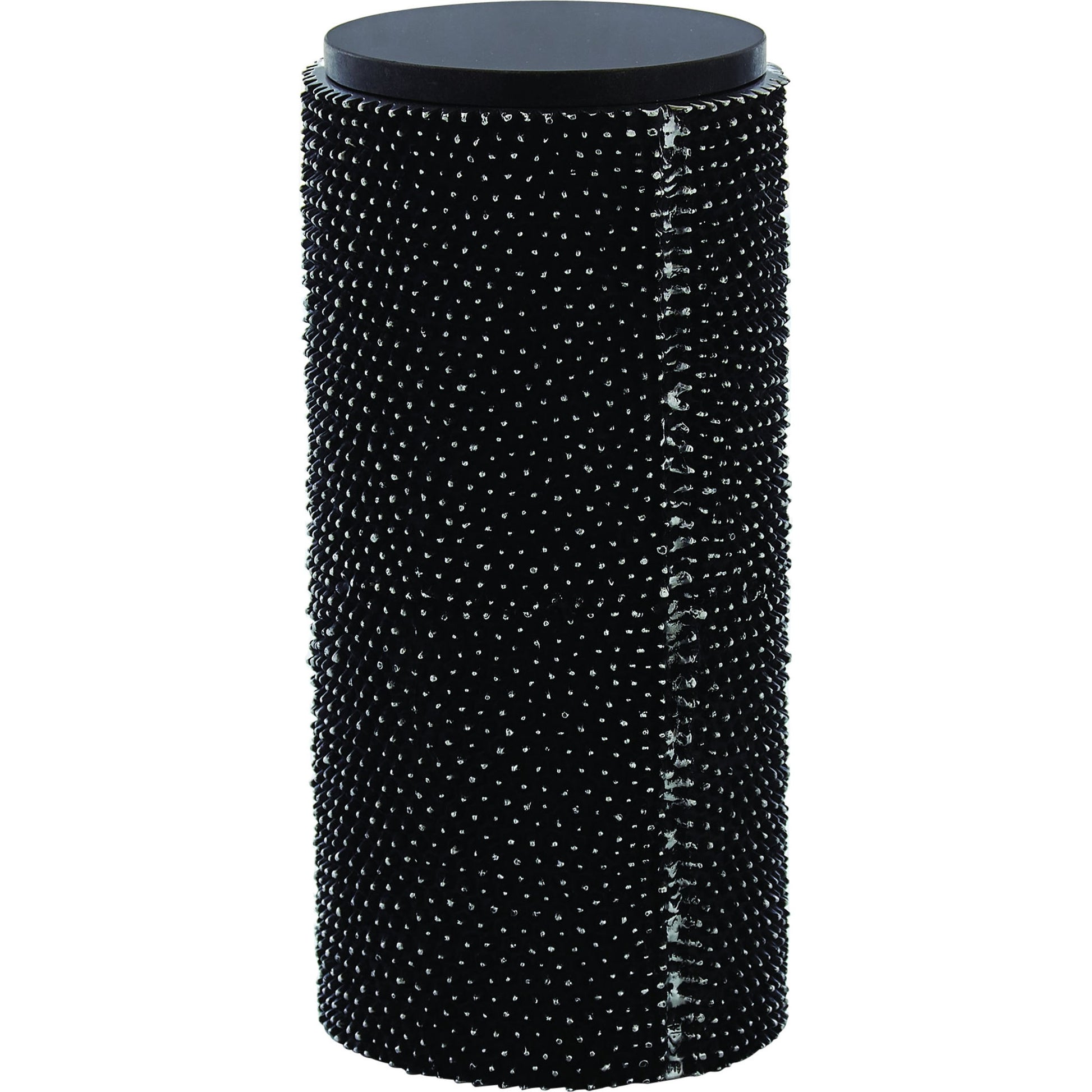 Jack Accent Table by Global Views in black antique. Made from aluminum, granite in a eclectic & global style.