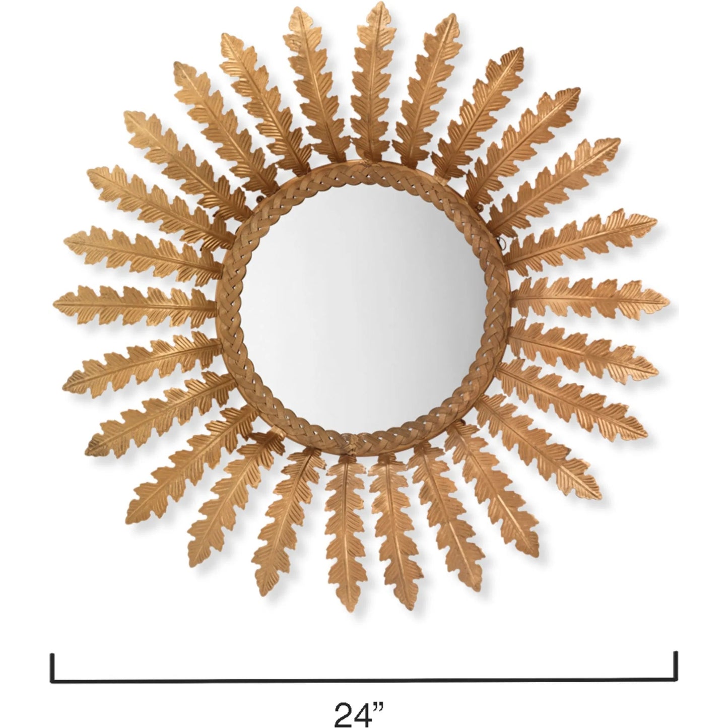 003 SR-707907 | Additional Silo | Elouise Mirror by Lifestyle by JY in antique brass. Made from metal in a transitional style.