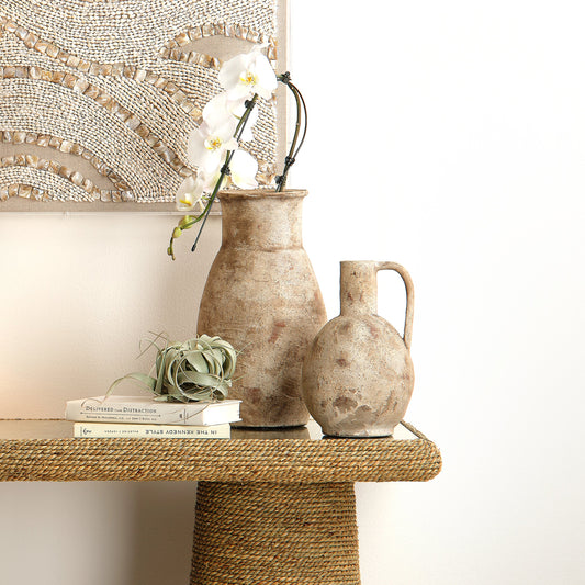 Branch Decorative Vase by Jamie Young in hazelnut. Made from ceramic in a modern style.