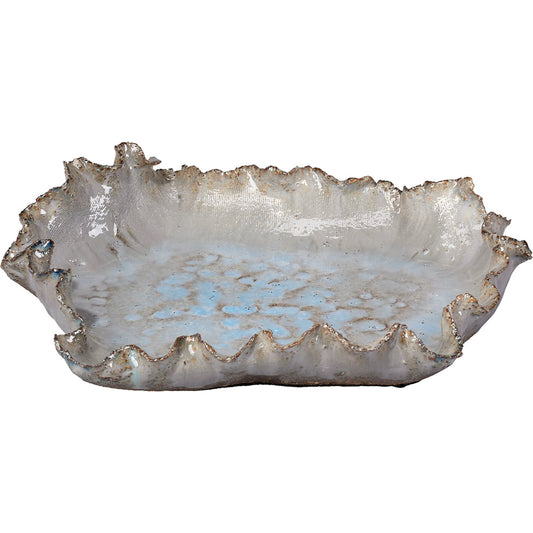 Crustacean Bowl by Jamie Young in grey. Made from ceramic in a eclectic & global style.