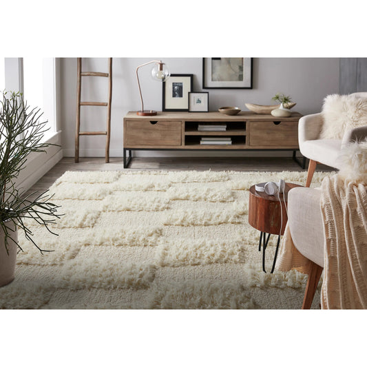 Ashby Transitional Geometric Rug - 8907F by Feizy in ivory. Made from wool in a unique style.