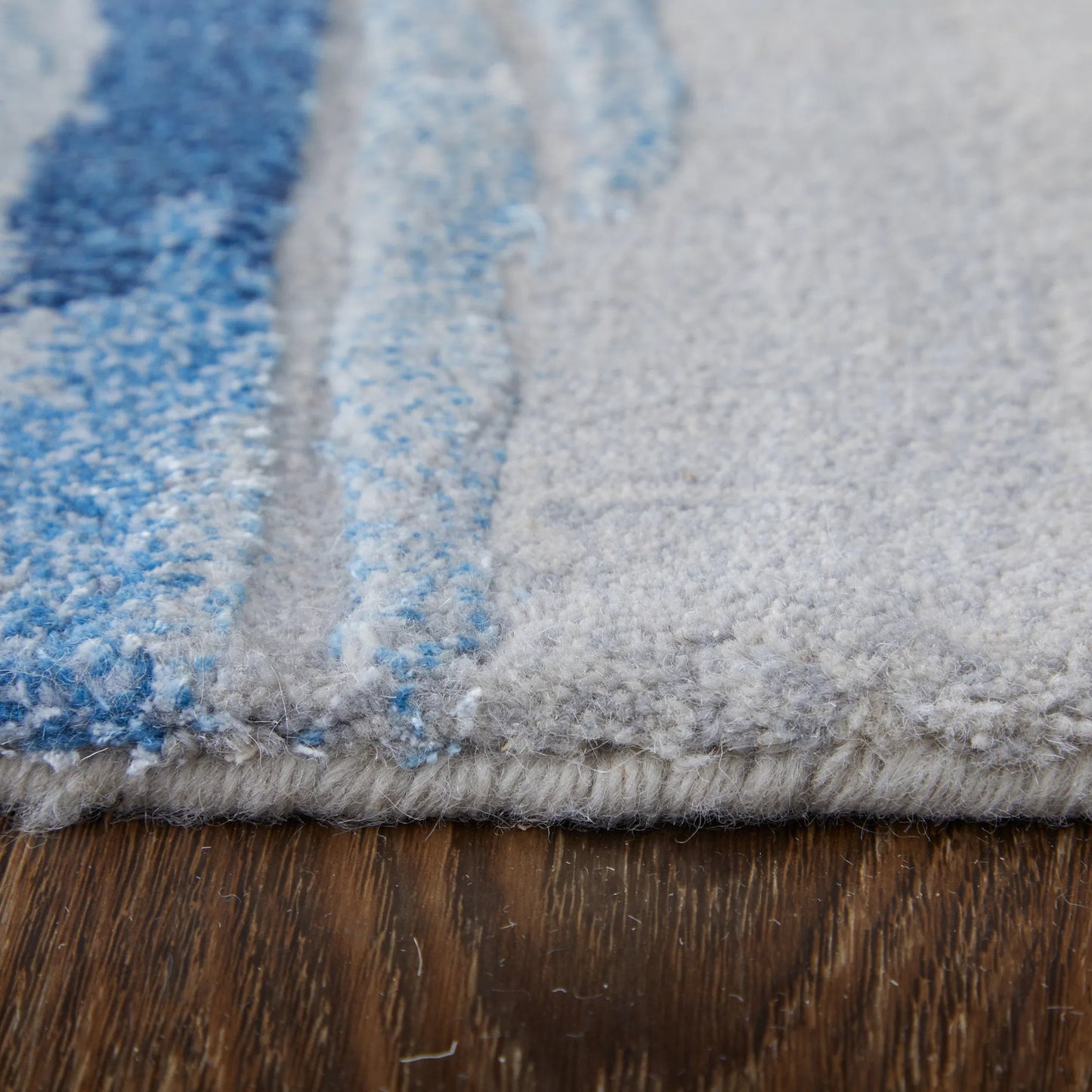 002 SI-2238428,SI-2238429,SI-2238430,SI-2238431,SI-2238432,SI-2238433 | Closeup | Kawai Rug - KAW8984F by Feizy in blue, gray. Made from wool, viscose in a unique style.
