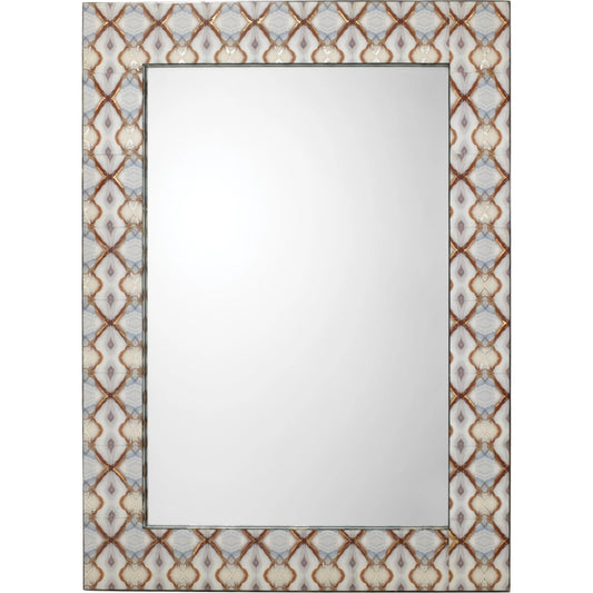 001 SR-707976 | Primary Silo | Kaleidoscope Rectangle Mirror by Jamie Young in kaleidoscope. Made from mdf in a eclectic & global style.