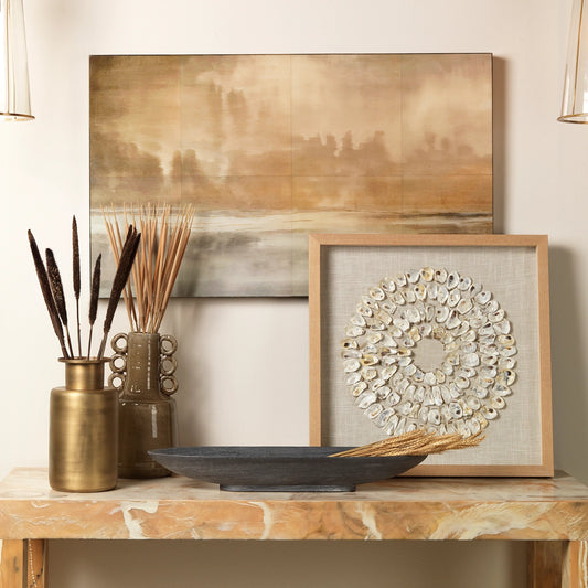 Long Oval Marble Bowl by Jamie Young. Made from marble in a eclectic & global style.