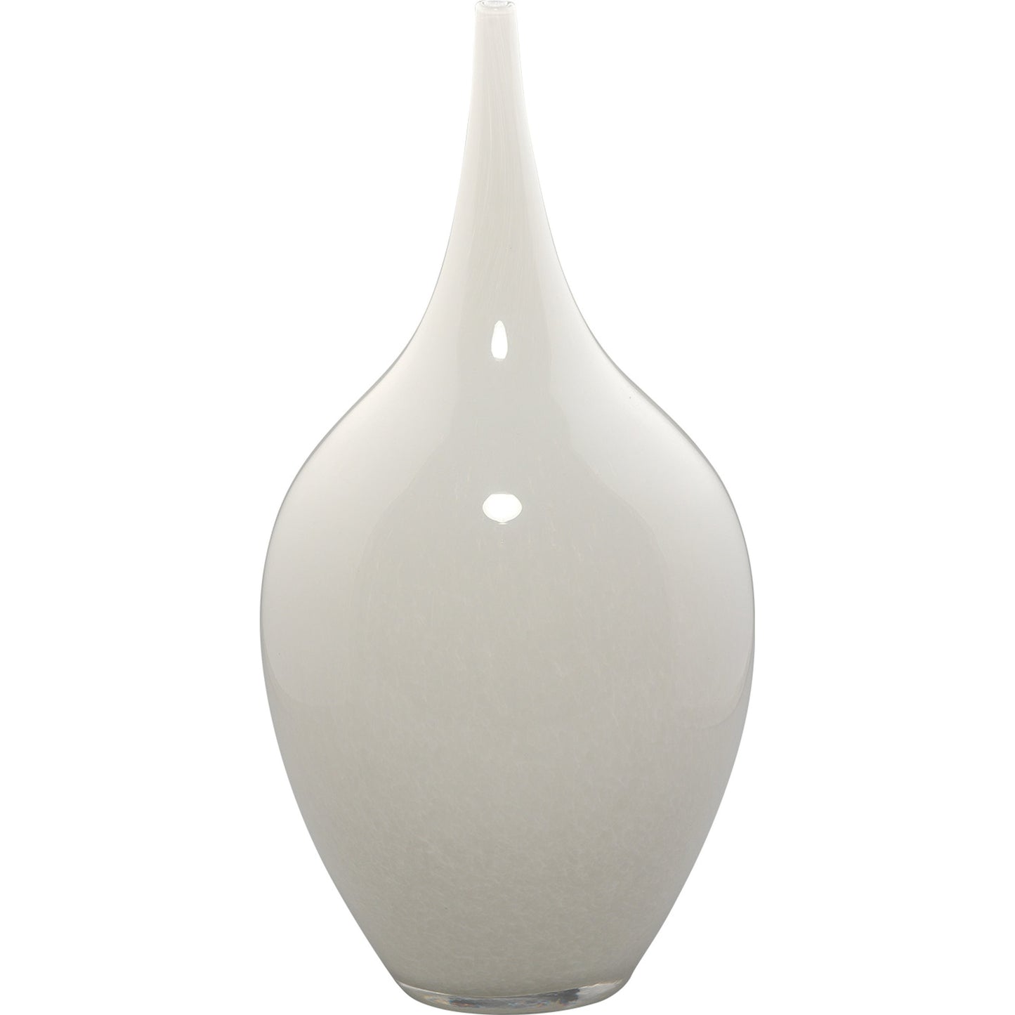 003 SR-708014 | Additional Silo | Nymph Decorative Vases by Jamie Young in white. Made from glass in a coastal style.
