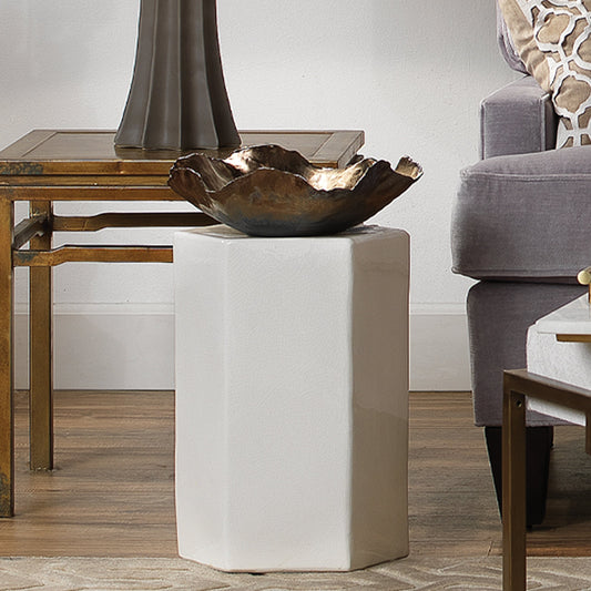 Peony Bowl by Jamie Young. Made from ceramic in a eclectic & global style.