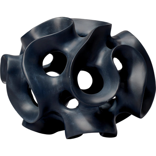 Ribbon Sphere by Jamie Young. Made from resin in a modern style.