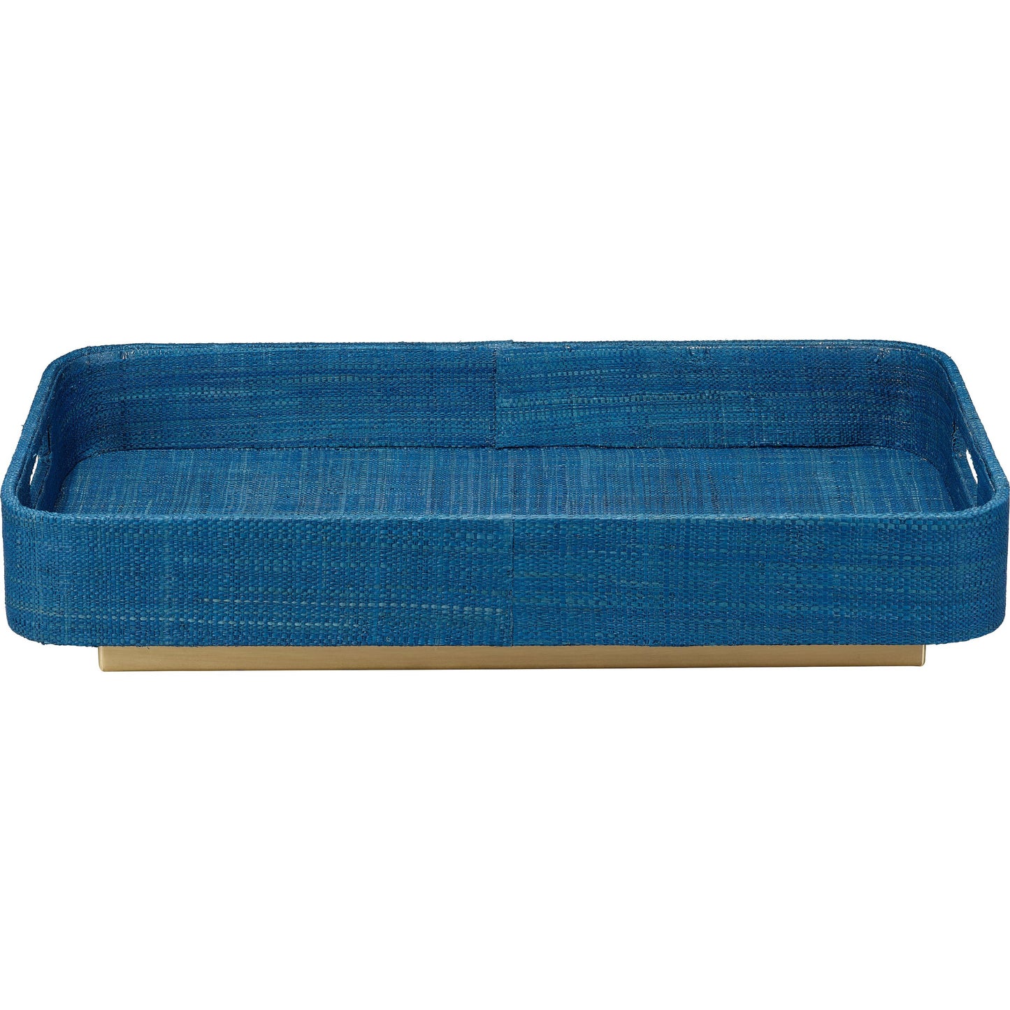 002 SI-2249119 | Primary Silo | Utopia Footed Tray by Jamie Young. Made from raffia in a cottage & farmhouse style.