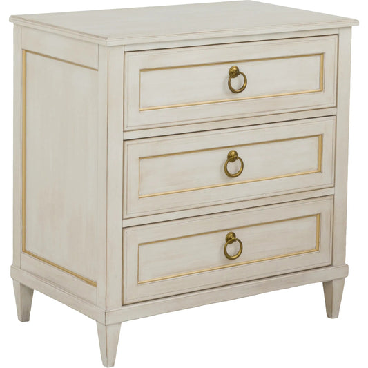 000 SI-2636105 | Primary Silo | Matteo Palazzo 3-Drawer Nightstand by Fairfield Chair. Made from beech solids, veneers in a unique style.
