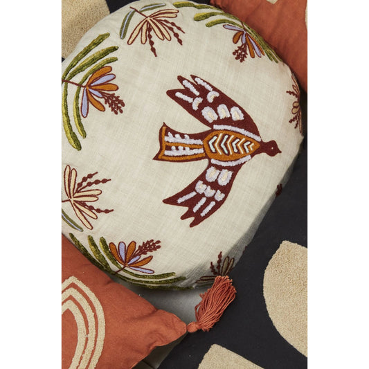 Andalusia Pillow by Accent Decor in off-white. Made from natural fibers in a modern style.