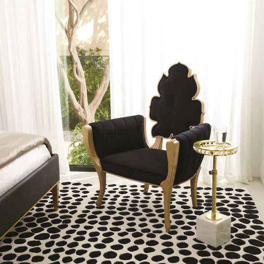 Wiggle Chair by Global Views. Made from rubberwood in a cottage & farmhouse style.