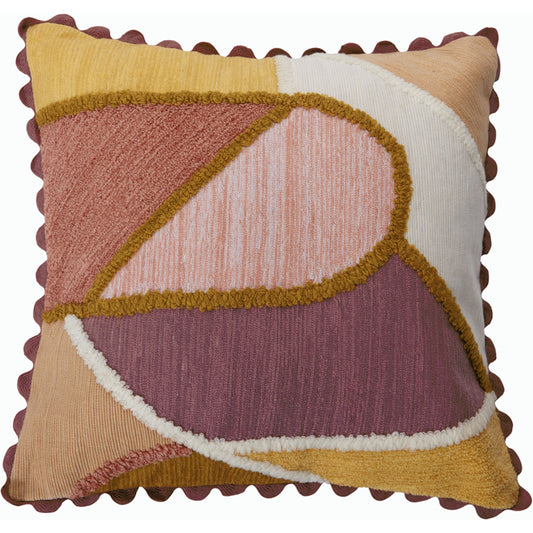 Malmo Pillow by Accent Decor in multicolor. Made from natural fibers in a modern style.