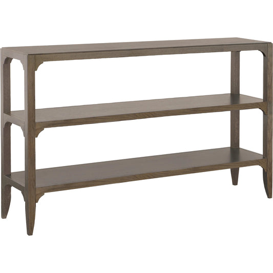 000 SI-2635797 | Primary Silo | Kendrick Console Table by Fairfield Chair in brown and modern truffle. Made from red oak solids, veneers in a unique style.