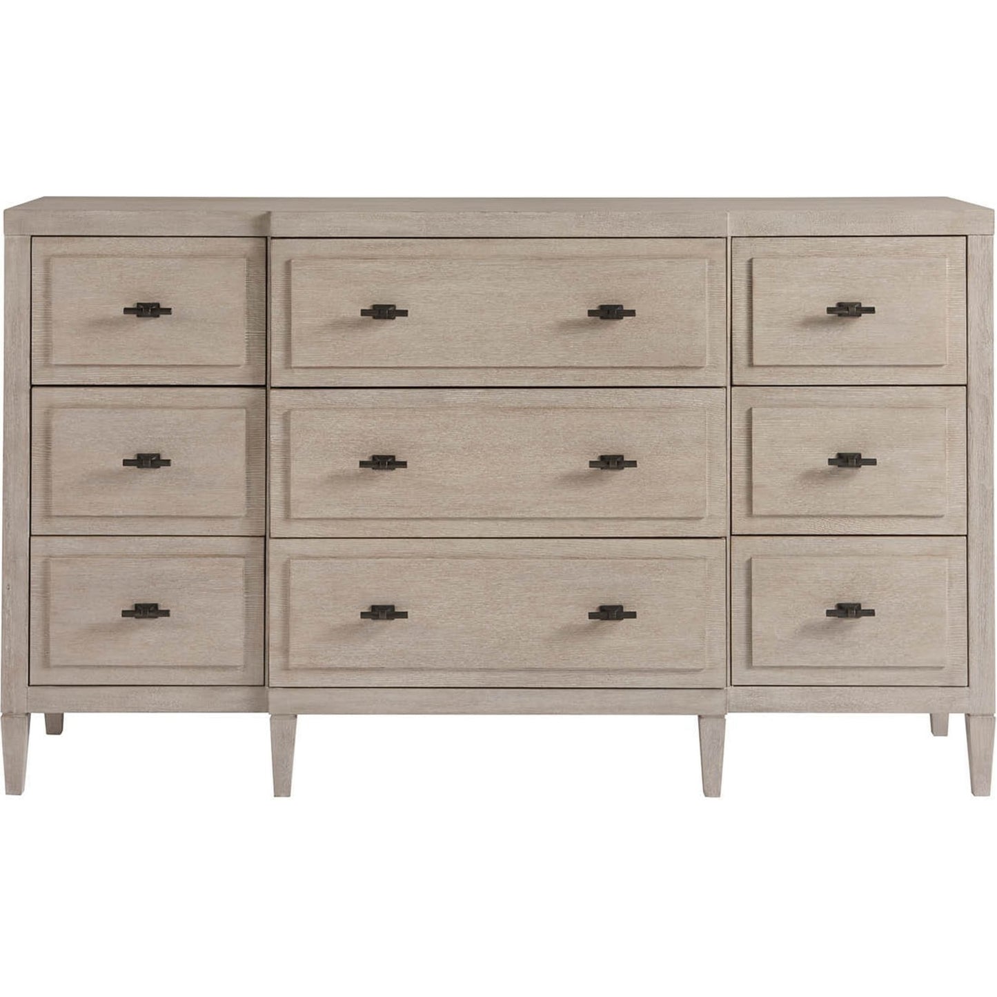 001 SR-813421 | Additional Silo | Midtown Dresser by Universal Furniture in matte black and flannel. Made from unique in a transitional style.