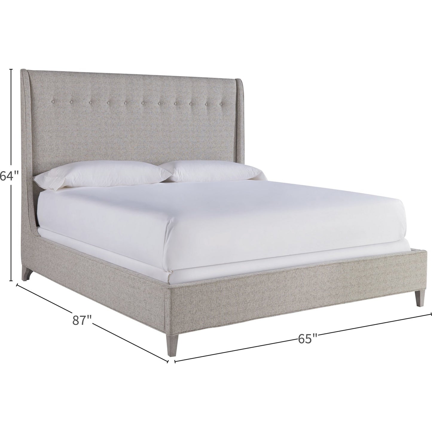 002 SR-813414,SR-813415 | Additional Silo | Midtown Bed by Universal Furniture in matte black and coconut metal. Made from 61% olefin, 37% cotton, 2% polyester in a transitional style.