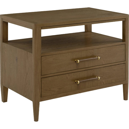 000 SI-2636109 | Primary Silo | Maxwell 2-Drawer Nightstand by Fairfield Chair. Made from red oak solids, veneers in a unique style.