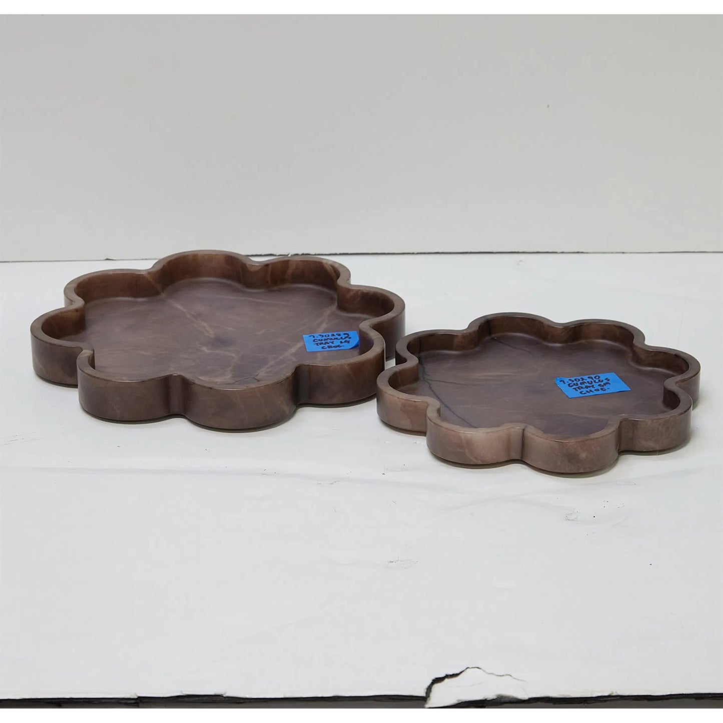 008 SI-2323378,SI-2323379 | Additional Silo | Cumulus Alabaster Tray by Global Views in ivory. Made from unique in a unique style.