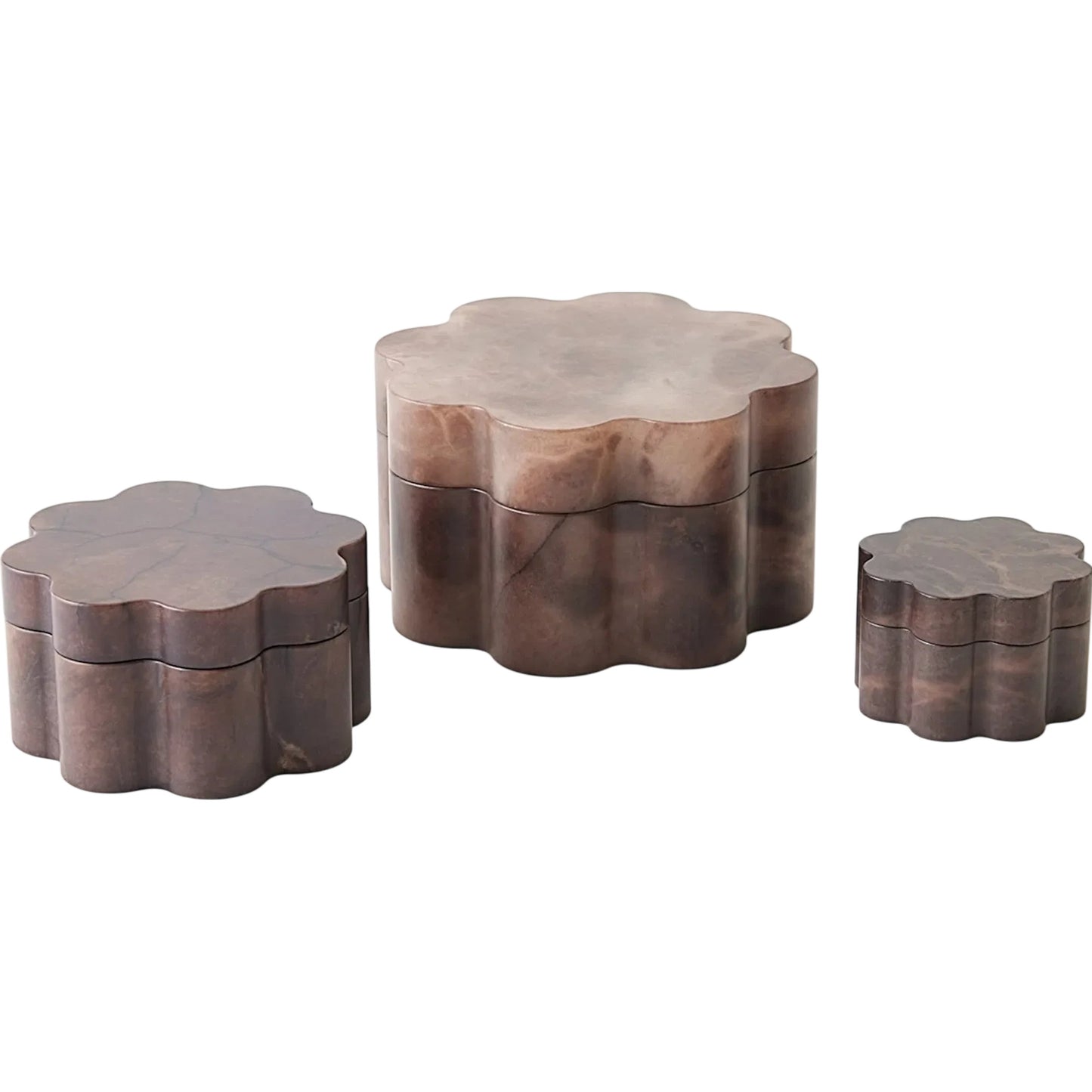 001 SI-2323382,SI-2323383,SI-2323384 | Primary Silo | Cumulus Alabaster Wide Box by Global Views in ivory. Made from unique in a unique style.