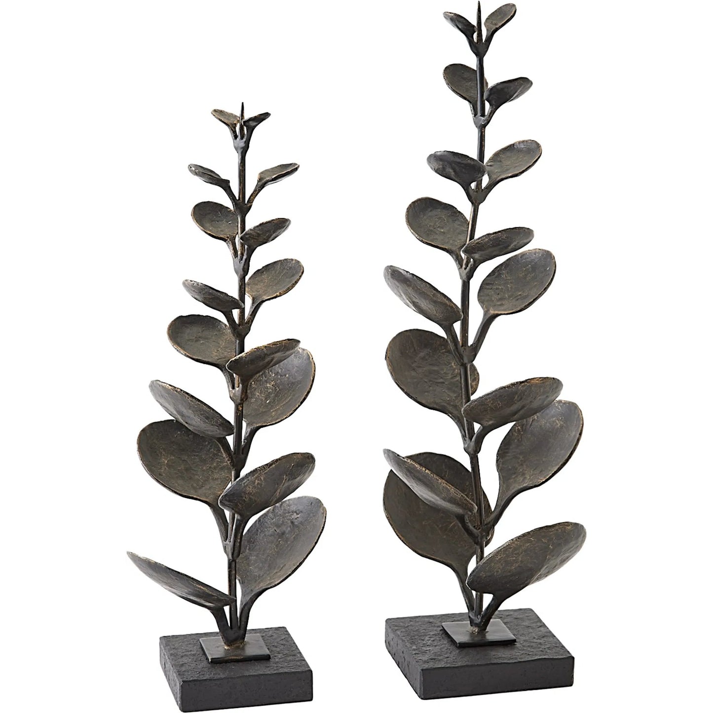 003 SI-2445824,SI-2445825 | Additional Silo | Liana Sculpture by Global Views in bronze. Made from cast iron, iron, marble in a unique style.