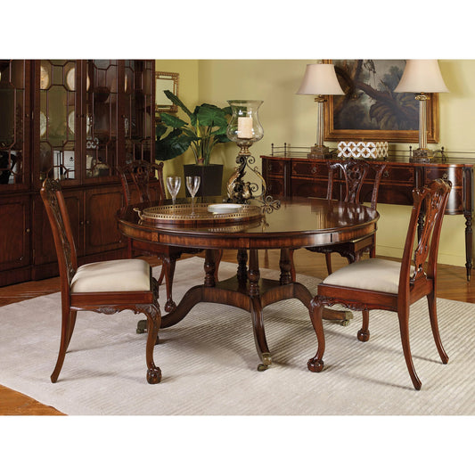 Roundabout Dining Table by Maitland-Smith. Made from unique in a transitional style.