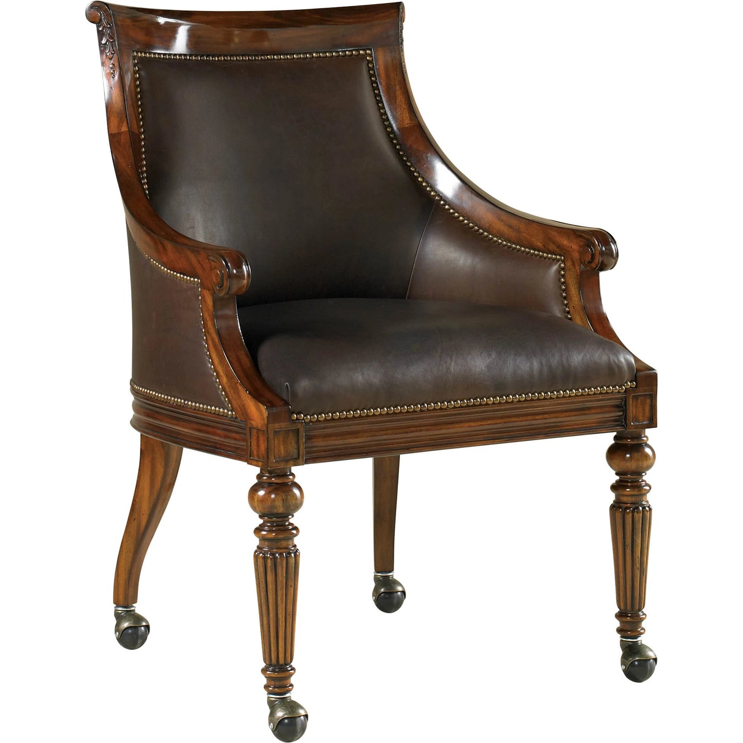 001 SI-2015540 | Additional Silo | Swank Game Chair by Maitland-Smith. Made from unique in a transitional style.