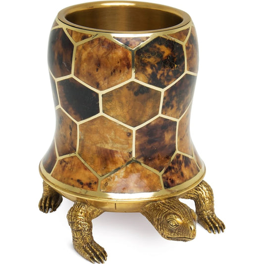 Turtle Wine Holder by Maitland-Smith. Made from unique in a traditional style.