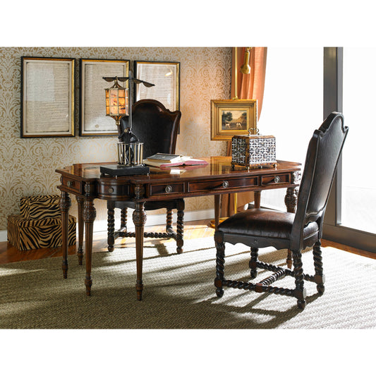 Map Writing Desk by Maitland-Smith. Made from unique in a traditional style.