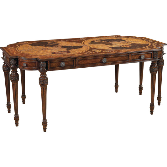 Map Writing Desk by Maitland-Smith. Made from unique in a traditional style.