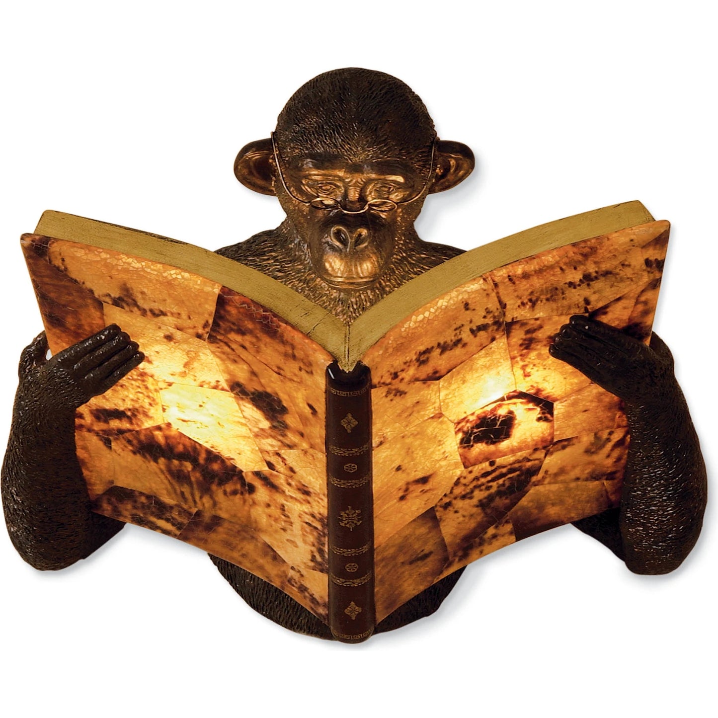 001 SI-2015561 | Additional Silo | Monkey Book Sconce by Maitland-Smith. Made from unique in a traditional style.