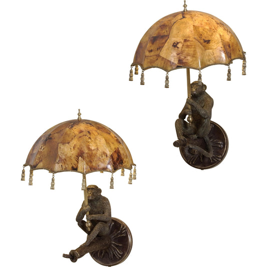 Parasol Sconce by Maitland-Smith. Made from unique in a traditional style.