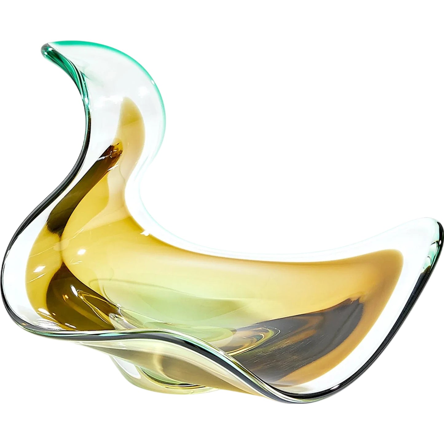 002 SI-2445615 | Primary Silo | Wave Bowl by Global Views. Made from art glass in a eclectic & global style.