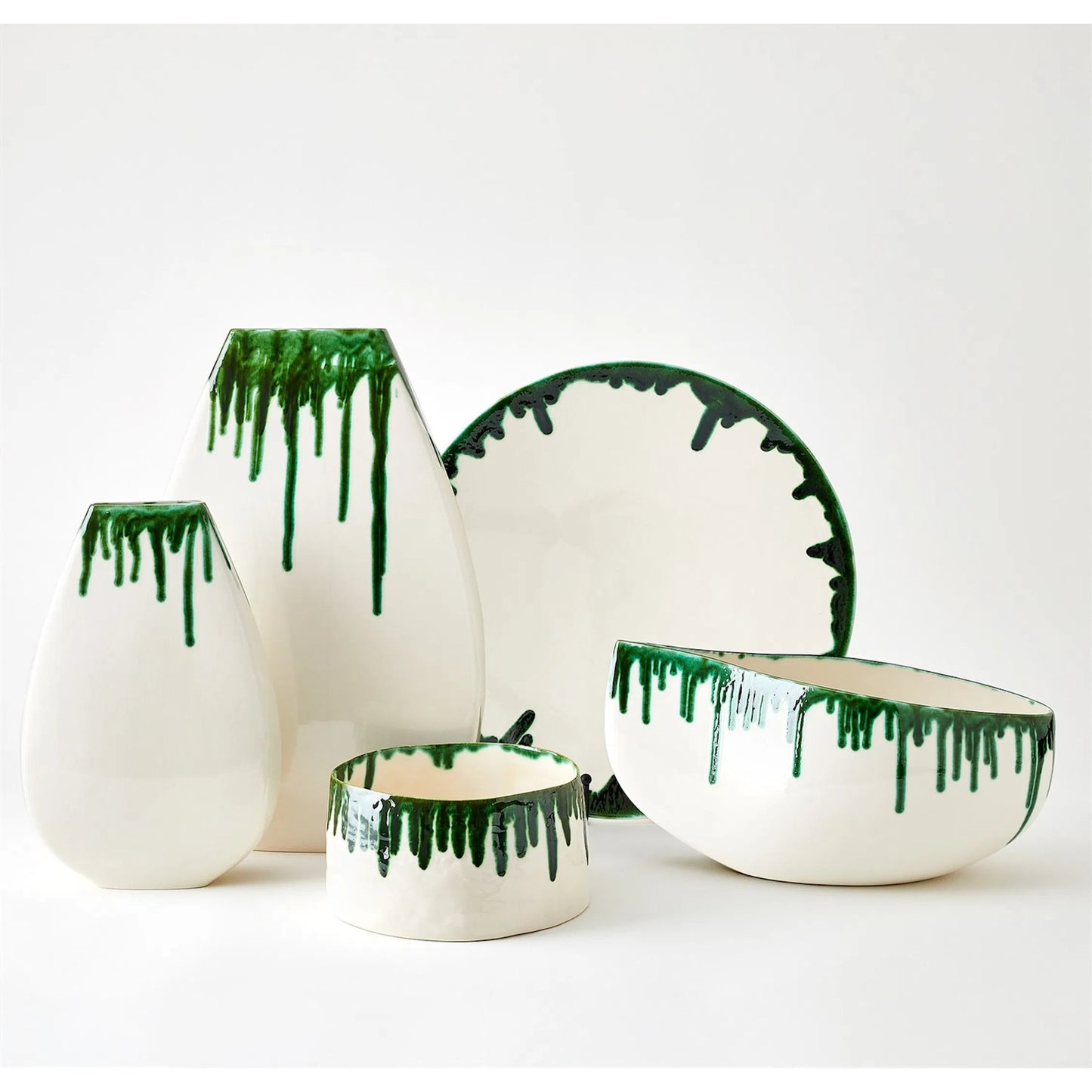002 SI-2323674 | Unknown | Giant Teardrop Bowl by Global Views in emerald. Made from unique in a unique style.