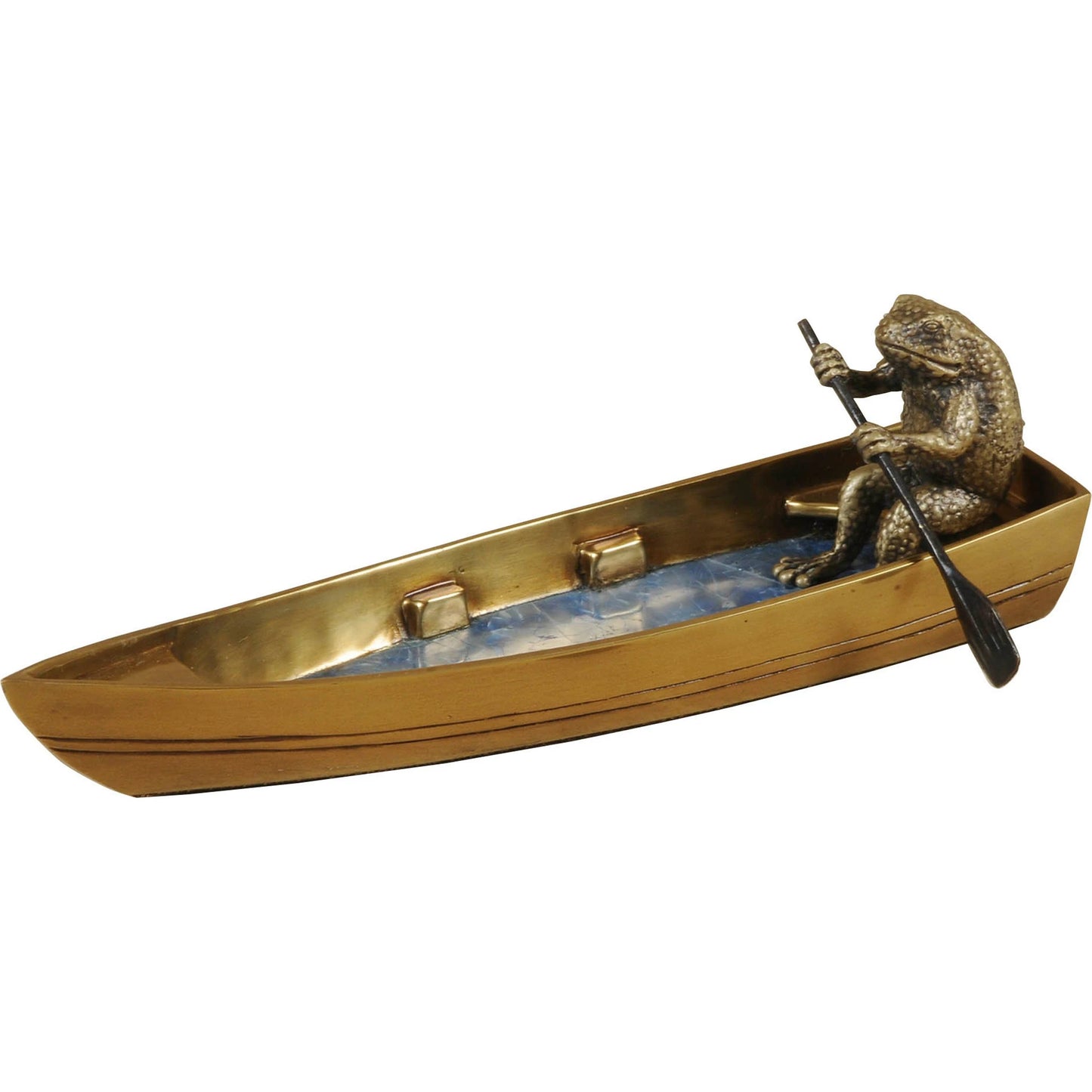 001 SI-2015716 | Primary Silo | Rowing Frog by Maitland-Smith. Made from unique in a traditional style.