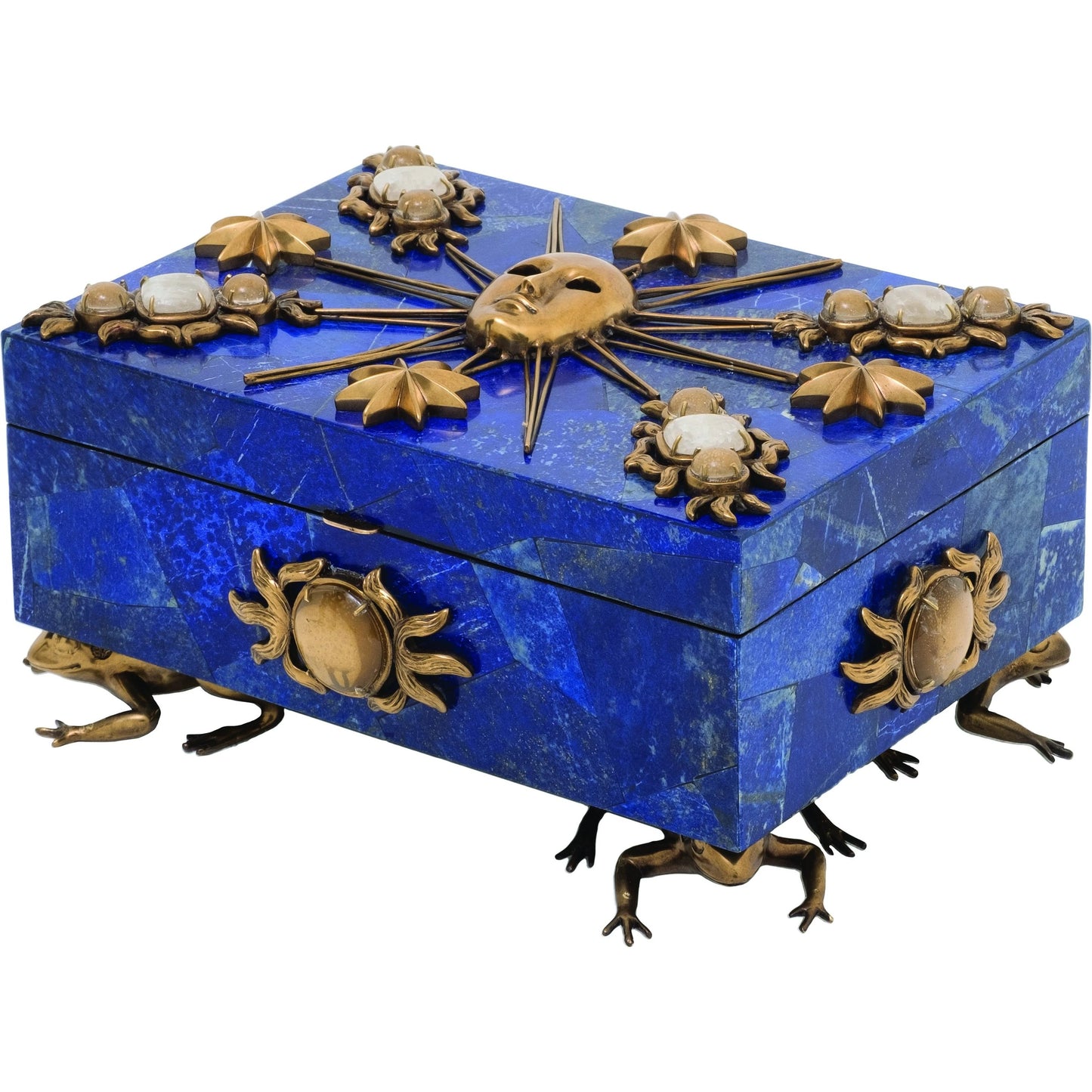 001 SI-2015739 | Primary Silo | Roi Soleil Jeweled Box by Maitland-Smith. Made from unique in a traditional style.