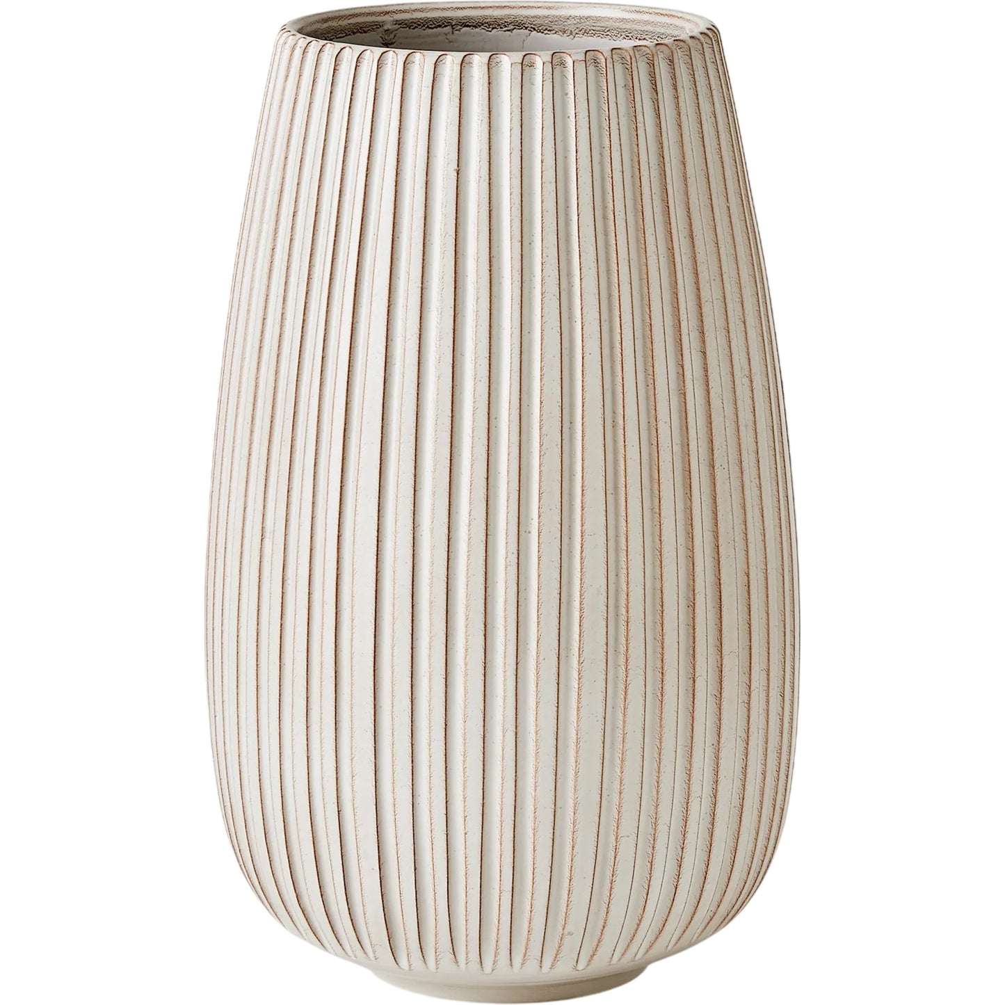 001 SI-2445564 | Primary Silo | Vertical Ribbed Vase by Global Views in natural. Made from ceramic in a unique style.