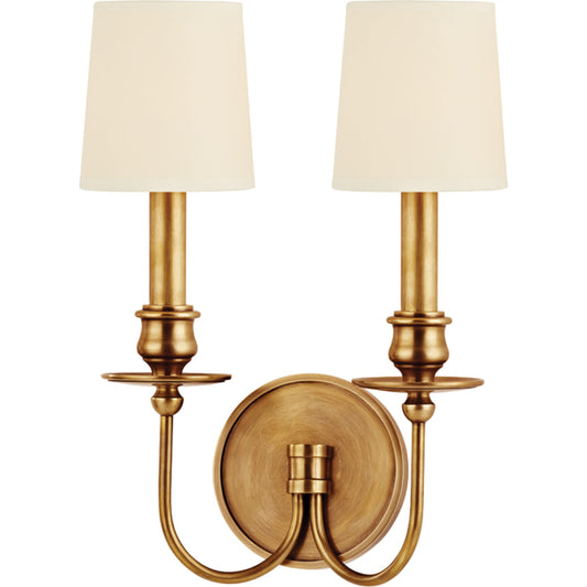 Cohasset Wall Sconce by Hudson Valley. Made from brass in a traditional style.
