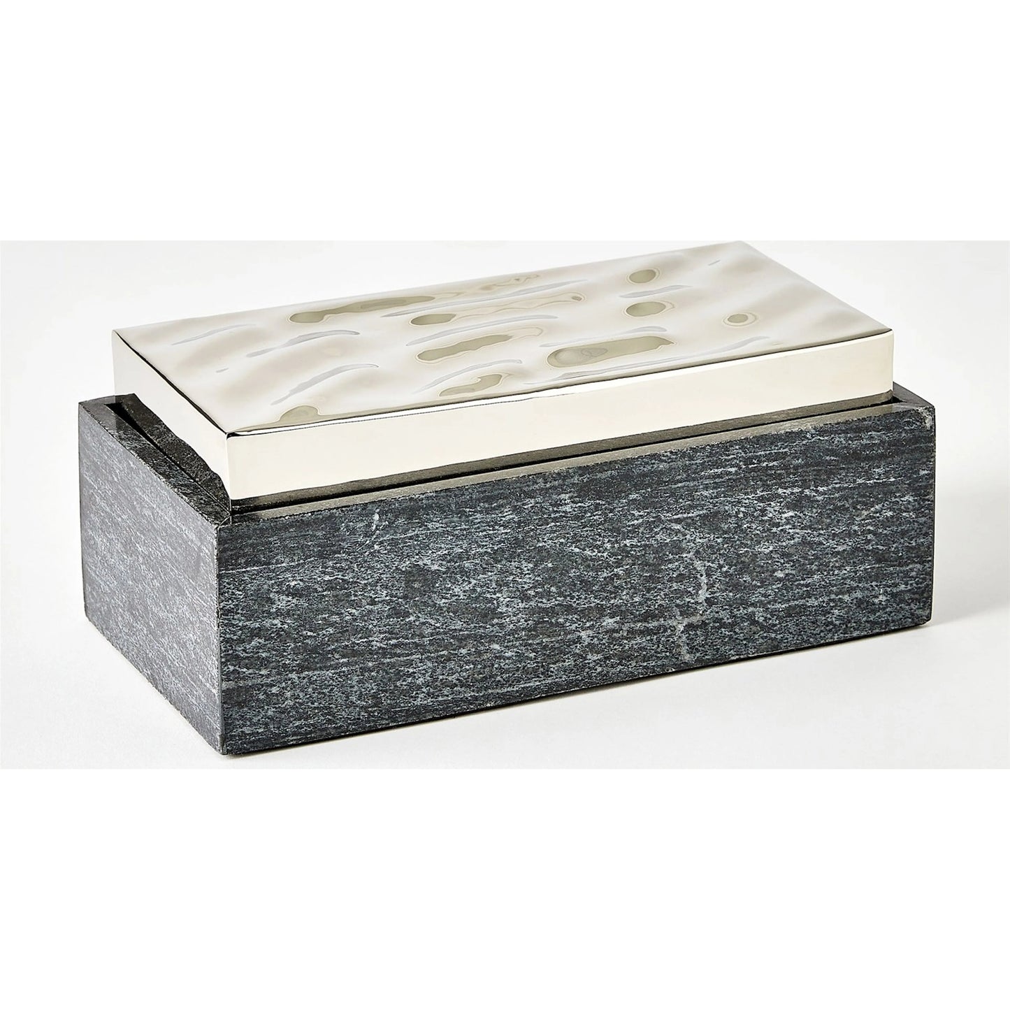 015 SI-2324371,SI-2324372 | Unknown | Shimmer Box by Global Views in marble. Made from unique in a unique style.