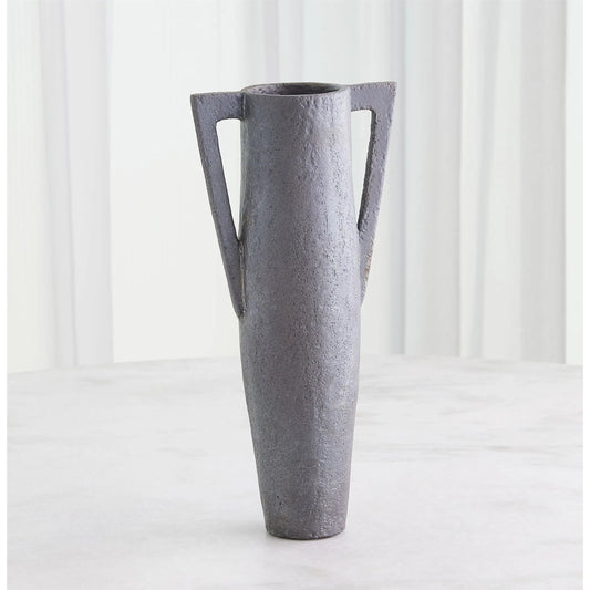 Diaphony Vase by Global Views. Made from ceramic-raku in a modern style.