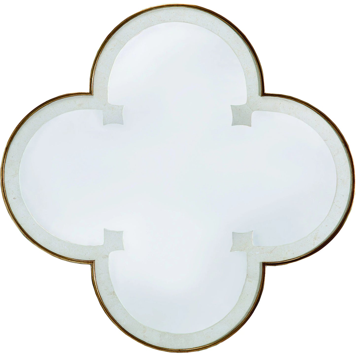 001 SI-2015800 | Primary Silo | Quatrefoil Mirror by Maitland-Smith. Made from unique in a transitional style.