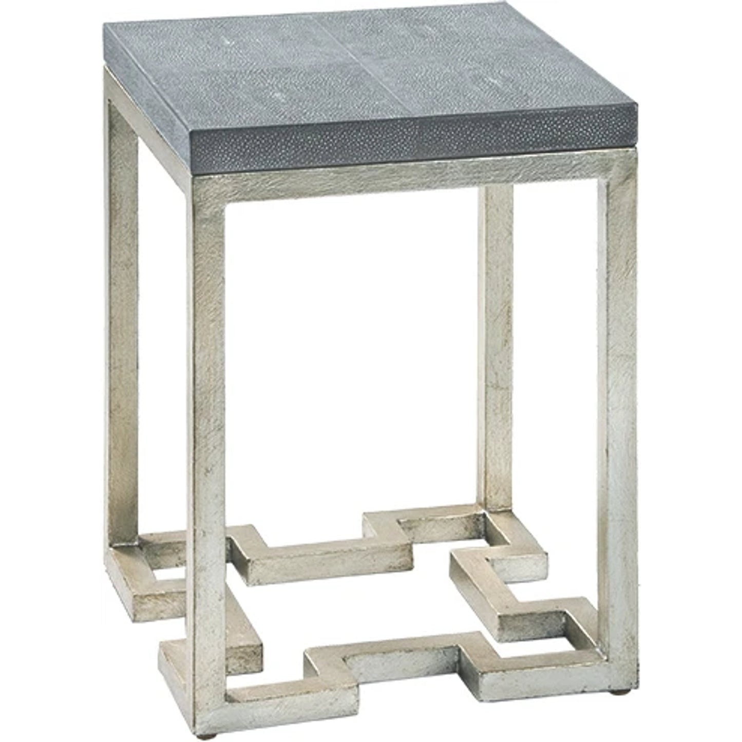 002 SI-2015801 | Primary Silo | Geometric Accent Table by Maitland-Smith in charcoal. Made from unique in a modern style.