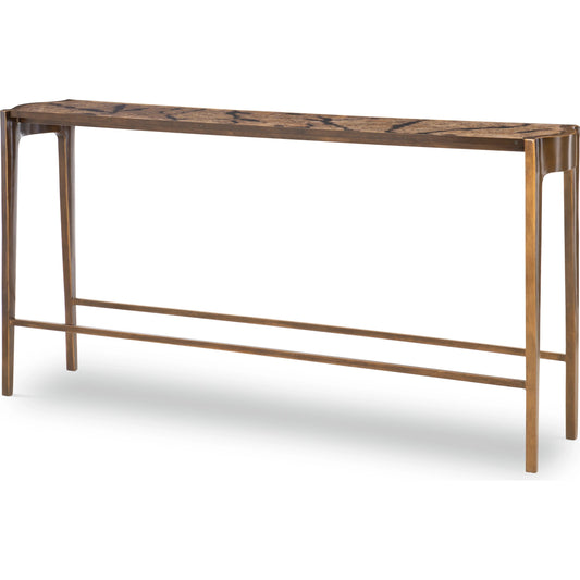 Flow Console Table by Maitland-Smith. Made from unique in a transitional style.