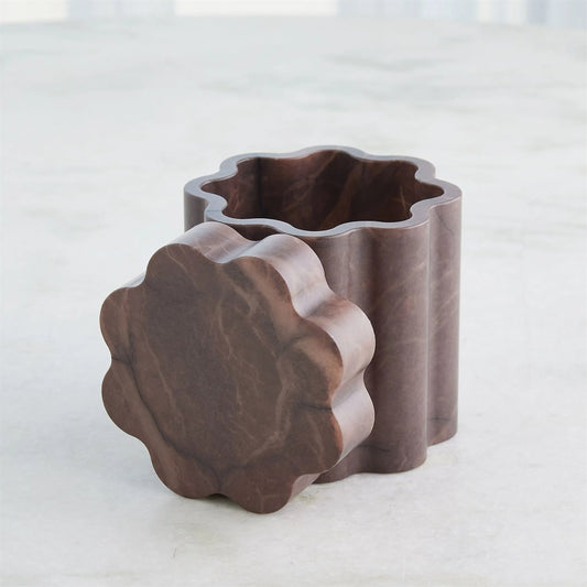 Cumulus Alabaster Box by Global Views. Made from alabaster in a modern style.