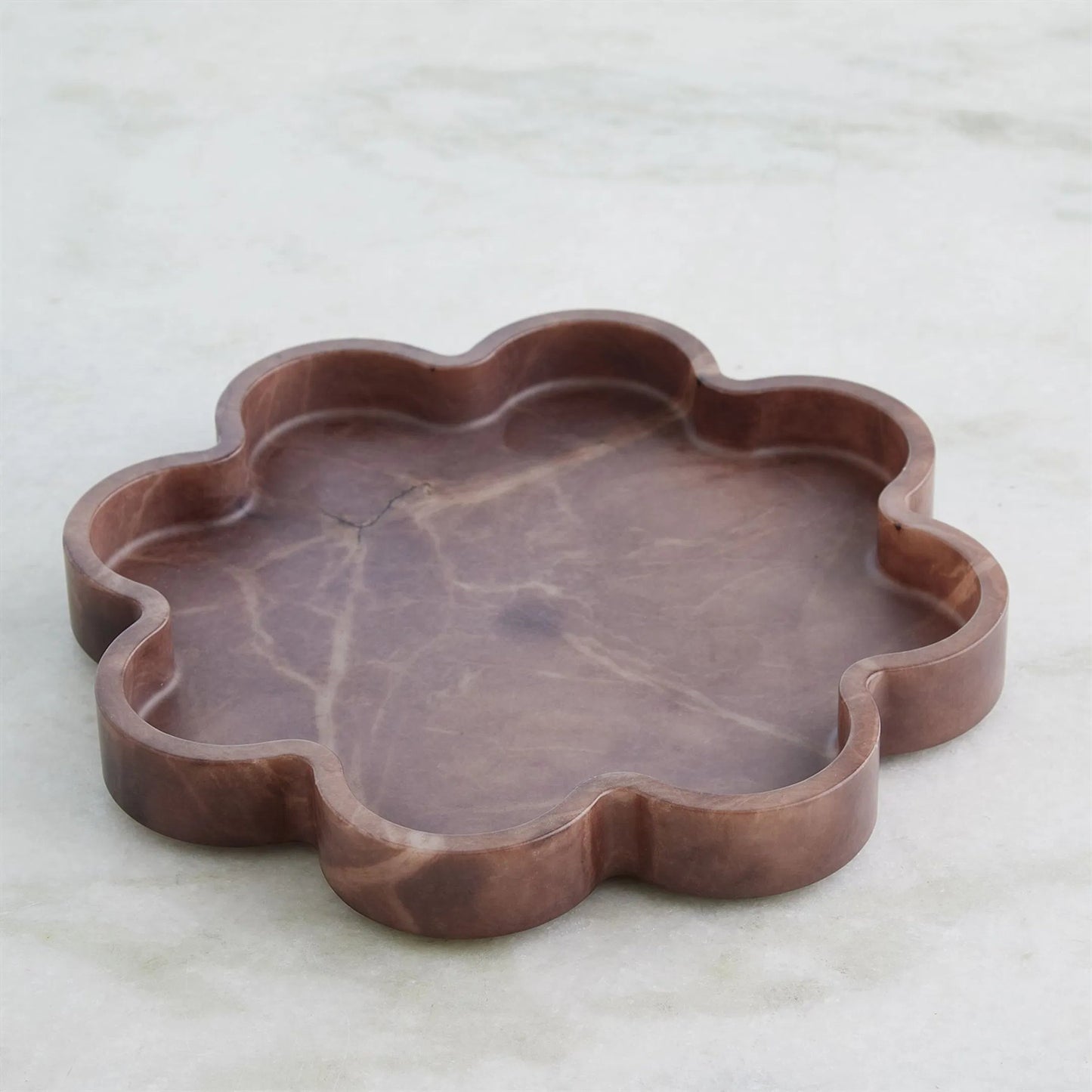 015 SI-2323378,SI-2323379 | Lifestyle | Cumulus Alabaster Tray by Global Views in ivory. Made from unique in a unique style.