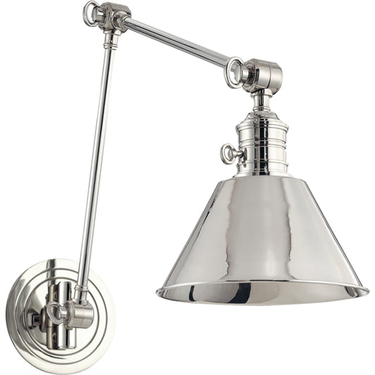 001 S-312276 | Primary Silo | Garden City Swing Arm Wall Sconce by Hudson Valley. Made from brass in a traditional style.