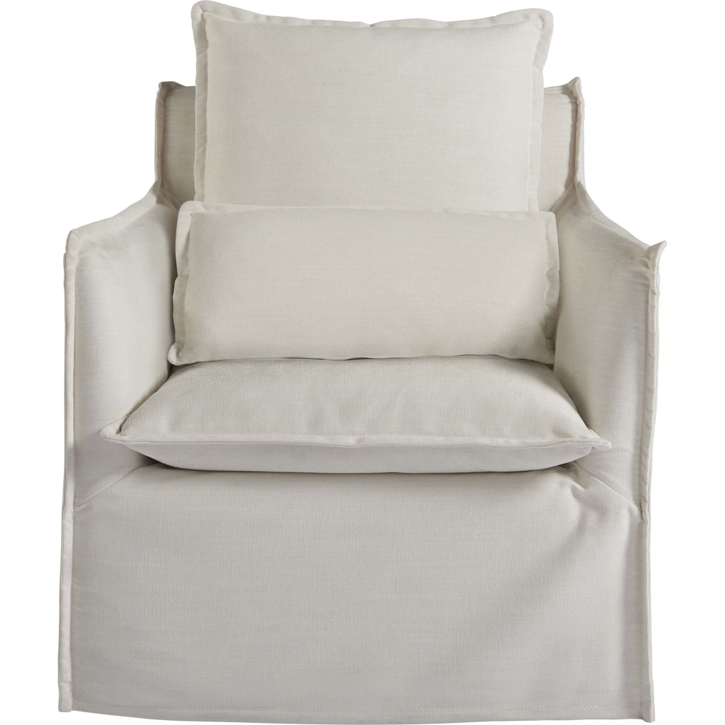003 SR-813144 | Additional Silo | Coastal Living Siesta Key Swivel Chair by Coastal Living by Universal Furniture in crypton daily snow. Made from 100% polyester in a transitional style.