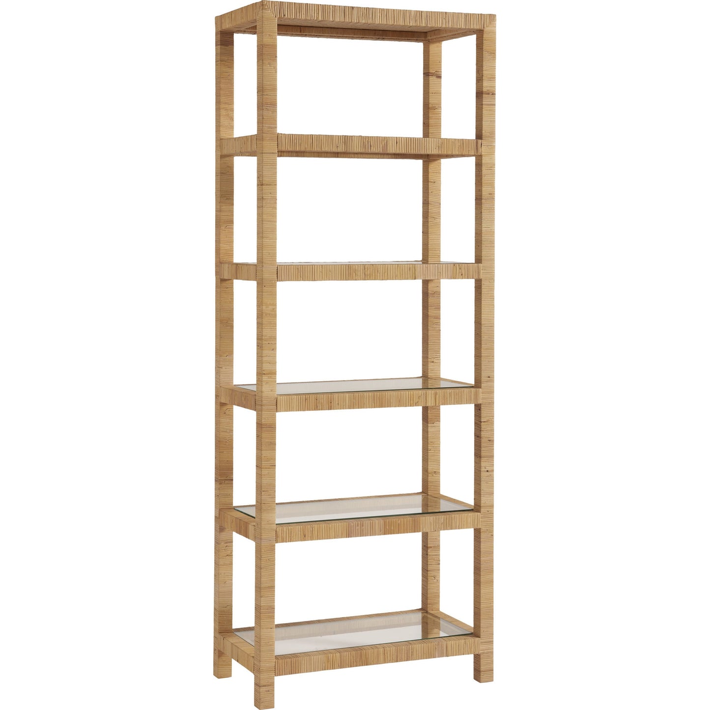 001 SR-813113 | Additional Silo | Coastal Living Long Key Etagere by Coastal Living by Universal Furniture in na and wrapped split rattan. Made from unique in a coastal style.