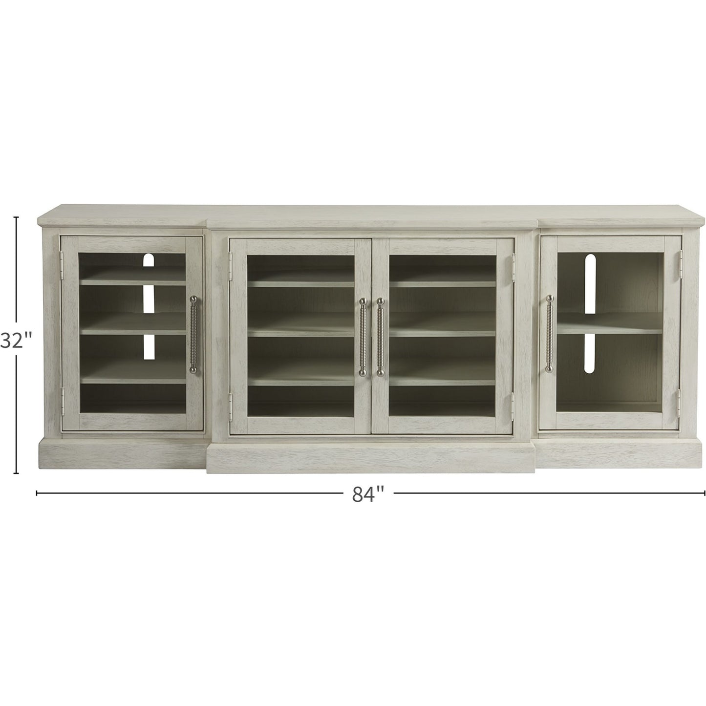 005 SR-813099 | Additional Silo | Coastal Living Entertainment Console by Coastal Living by Universal Furniture in brushed pewter and sandbar. Made from unique in a traditional style.