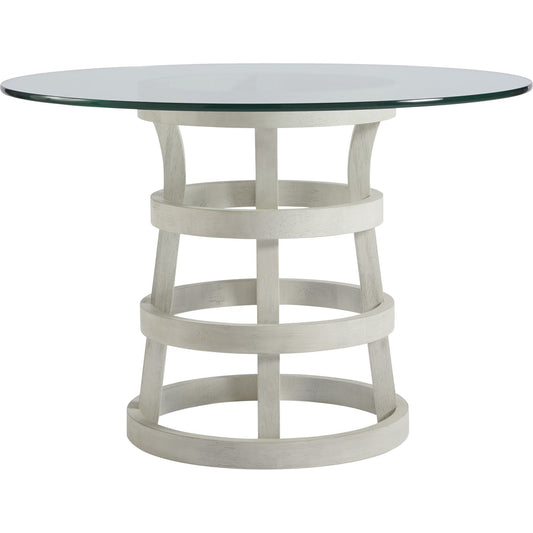 Coastal Living Round Glass Table 44" by Coastal Living by Universal Furniture in na and sandbar. Made from unique in a modern style.