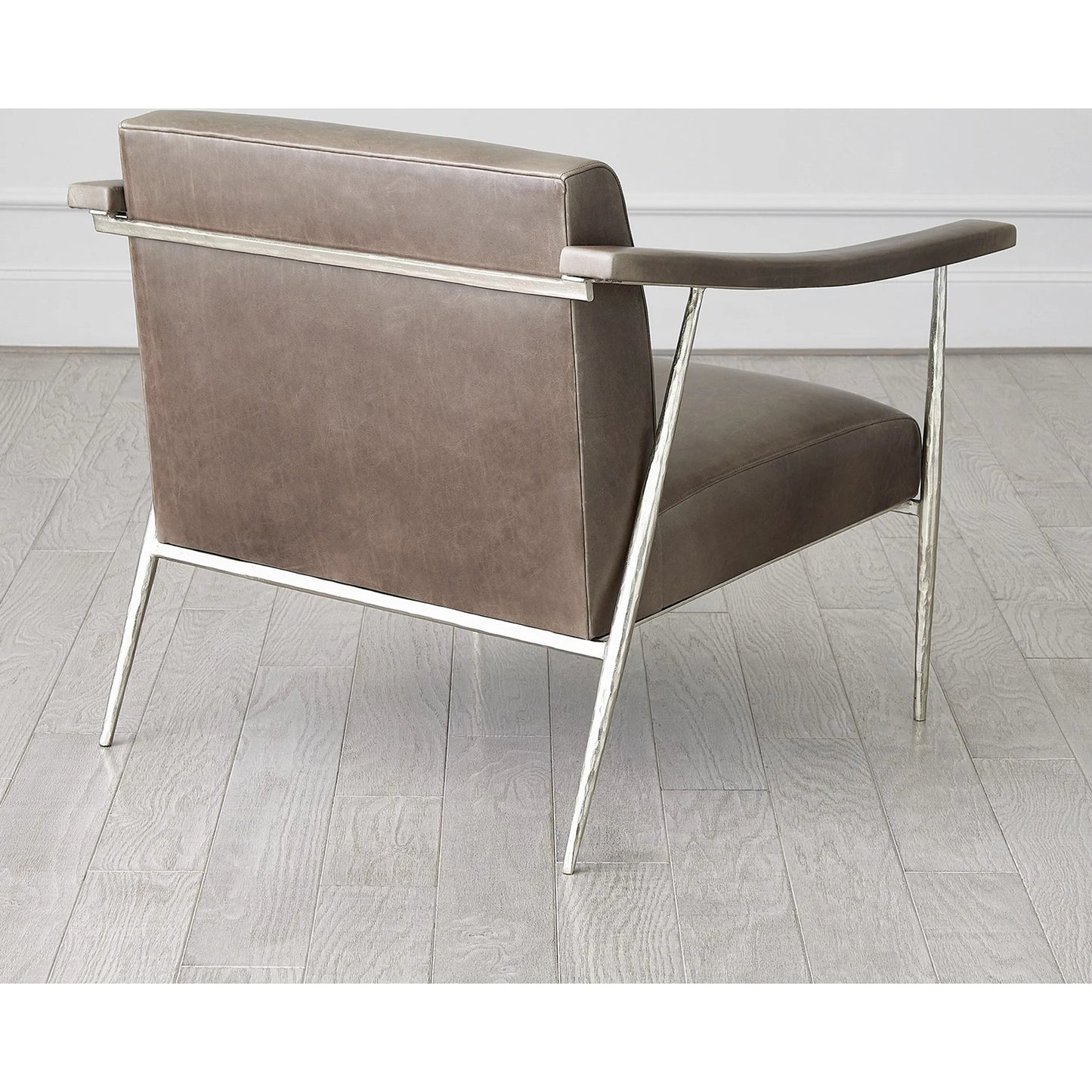 008 SI-2323867 | Additional Silo | L Brooks Leather Chair by Global Views in nickel. Made from unique in a unique style.